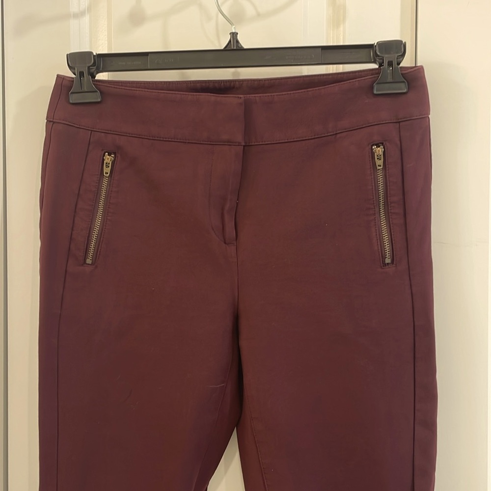 Maroon Loft Skinny Pant